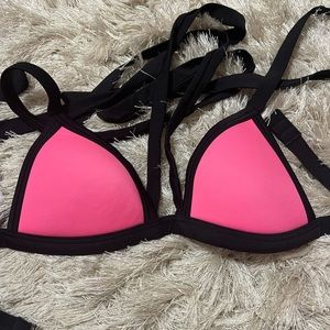 VS pink swim top.